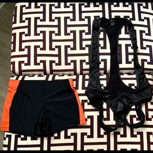 Biker Material Trunk and Jock Singlet Pack